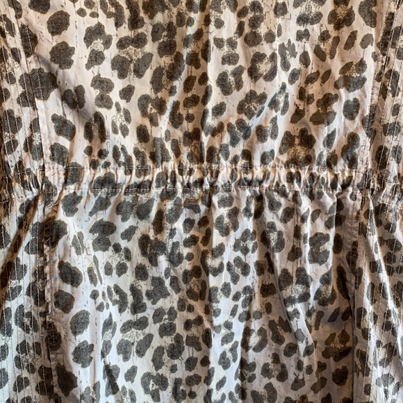 Lily Aldridge Velvet Aziya leopard army jacket S - Picture 9 of 12